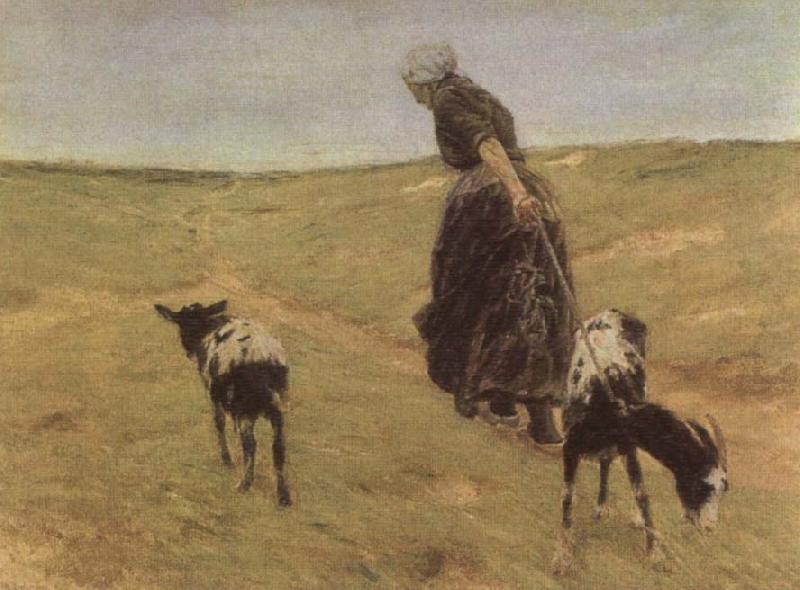 Max Liebermann Woman with Goats